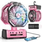 Onlynew Dual Head Portable Rechargeable Fan 20000MAH Battery Powered Camping. Fixed Price $95.68.