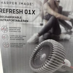 Sharper Image Refresh White 01X Rechargeable Personal Fan New Sealed. Fixed Price $49.99.
