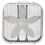 Lasko 20" Classic Box Fan With Weather-resistant Motor, 3 Speeds White. Fixed Price $28.89.