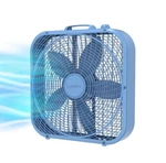 Lasko 20" Cool Colors 3-SPEED Box Fan With Weather-resistant Motor, Blue, B20310. Fixed Price $143.00.