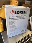 Lorell 12" Oscillating Desk Fan 44551. Fixed Price $35.00.