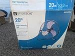 Utilitech 20-IN High Velocity Indoor Floor Fan. Fixed Price $66.31.