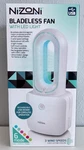 New (unopened Box) Nizoni Bladeless Fan With Led Light Usb-c 3 Wind Speeds. Fixed Price $18.99.