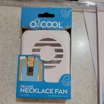 Fan O2COOL Battery Powered Deluxe Necklace Personal W/ Lanyard FN02001 White. Fixed Price $11.99.