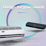 Durasteel Wall Mounted Air Curtains -40 Inch White Ul Certified Heavy Duty. Fixed Price $233.00.