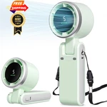 Azdedut Portable Fan, Handheld Turbo Mini, Green. Fixed Price $17.98.