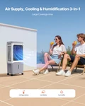 Evaporative Air Cooler, 3 Wind Speeds For Outdoor Indoor Use. Fixed Price $161.07.