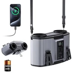 Portable Waist Fan 24000MAH Rechargeable Clip On 40H Cooling Astaowl Dual Belt. Fixed Price $74.99.