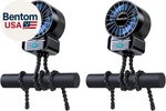 2 Pack Multifunctional Portable Stroller Fan 4 Speed 6600RPM High Usb Rech. Fixed Price $37.02.