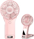 Mini Handheld FAN,4 Speed Adjustable Portable Battery Operated Fans,usb Recharge. Fixed Price $11.99.