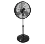 Commercial Electric Pedestal Fan 20" Oscillating Black 3-SPEED Adjustable Height. Fixed Price $60.00.