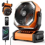 Kitwlemen Camping With Light - 20000MAH Rechargeable Battery Fan, 60HRS M.... Fixed Price $72.27.