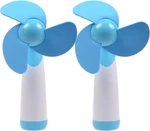 Ogrmar Mini Handheld Fan Personal Battery Soft Foam Blades Powered Blue. Fixed Price $18.01.