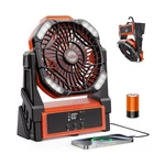 Cosyhack Camping Fan Rechargeable, Battery Powered With Lights, Outdoor B.... Fixed Price $36.65.