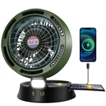 10400MAH Solar Camping Fan With Led Lantern, Rechargeable Portable 5.... Fixed Price $59.32.
