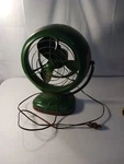 Vintage Retro Mid Century Modern Vornado Table Fan Model B24C1 Green Spd. Fixed Price $139.99.