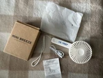 Mini Handheld Recharable Fan Usb Cable Lightweight Travel Quiet Personal 3 Speed. Fixed Price $12.00.