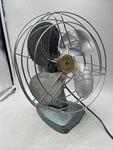 Vintage 1950S Polar Cub 10 Oscillating Metal 4 Blade Fan Power Blue/teal.. Fixed Price $40.00.