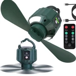 3 Speeds Camping Ceiling Led Fan Tent Lantern Light Power Bank & Timer Remote. Fixed Price $29.91.