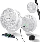 Magnetic Golf Cart Fan Rechargeable, 12000MAH Battery Operated Portable With. Fixed Price $144.97.