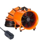 Portable Ventilator, 12 In. Speed Blower Fan Orange With 16.4 Ft. Duct Hos. Fixed Price $169.37.