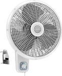 Lasko 16" 3-SPEED Oscillating Wall Mount Fan For Indoor Use, M16900, Light Grey. Fixed Price $92.13.