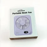 Whatook HL008 Portable Desk Fan Rechargeable Usb/battery Powered Purple. Fixed Price $15.99.
