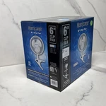 Hurricane 6" Clip Fan, 2 Speed Desk W/ Adjustable Tilt,white(open Box). Fixed Price $16.99.