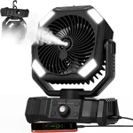 Usone Misting Fan, Portable Camping Rechargeable, Battery Powered For. Fixed Price $46.99.