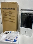 Evaporative Air Cooler Portable Swamp Fan & Humidifier White Black #2A5. Fixed Price $80.00.