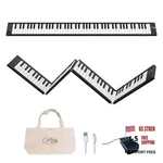 88 Key Folding Piano - Black. Fixed Price $141.76.