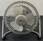 Hawaiian Breeze Desk Top Metal Mini Fan Quiet Tested Works. Fixed Price $25.43.
