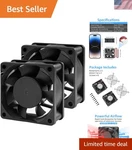 Durable 60X25MM 12V Cooling Fan 2-PIN, High Performance Amps. Fixed Price $20.99.