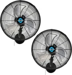 2 Pack Tornado 16 Inch Pro Series Oscillating Wall Mount Fan High Velocity. Fixed Price $183.95.