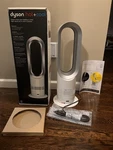 Dyson AM05 Hot + Cool White Bladeless Fan & Heater W/ Remote Stand - Tested. Fixed Price $197.55.