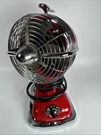 Fanimation Urbanjet 12.5"X9" Desk Portable 3 Speed Bright Red FP7958. Fixed Price $250.00.