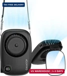 Gaiatop Mini Neck Fan, Rechargeable Handheld Desk Use, Led Power Display 3 Speed. Fixed Price $15.98.