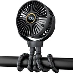 Portable Mini Stroller Fan W/ 360 Rotation Speed Rechargeable Baby Car Cooler. Fixed Price $25.69.