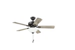 Mainstays 44" Indoor Ceiling Fan W/light, 5 Blades, Reverse Airflow, Pull Chain. Fixed Price $95.55.