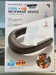 Sharper Image Cordless Cool And Heat Neckwear Device - Black P26. Fixed Price $10.00.