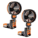 Ridgid 18V Subcompact Brushless Cordless Magnetic Clamp Fan 2-PACK (tools Only). Fixed Price $130.67.