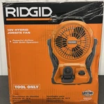 Brand New!! Ridgid 18V Cordless Hybrid Jobsite Fan (tool Only) Plug In Corded. Fixed Price $79.95.
