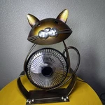 Cat Fan Art Feline Table Electric 1 Speed Office Decor. Fixed Price $44.99.