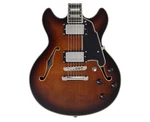 D'angelico Premier Mini Dc Electric Guitar W/gig Bag - Brown Burst Open Box. Fixed Price $819.99.