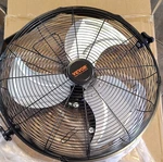 Vevor BT-WL18B High Velocity Metal Wall Mount Fan, 3-BLADE, Black/silver, 90W. Fixed Price $50.00.
