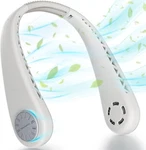 Portable Neck Bladeless Fan,for Indoor Outdoor Travelling,usb. Fixed Price $29.80.