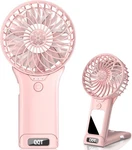Qqt Mini Handheld FAN,4 Speed Adjustable Portable Battery Operated Fans,usb Rech. Fixed Price $15.61.