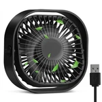Rjvw 4 Inch Small Usb Desk Fan, 3-SPEED Portable & 360 Rotatable Mini Black. Fixed Price $18.91.