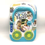 Banzai Fans Wearables Hands Free Cooling Rechargeable Blue Yellow New. Fixed Price $18.50.