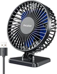 Gaiatop Usb Desk Fan, But Powerful, Personal Portable Quiet Small, Blue. Fixed Price $10.99.